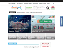 Tablet Screenshot of electronicsofthings.com